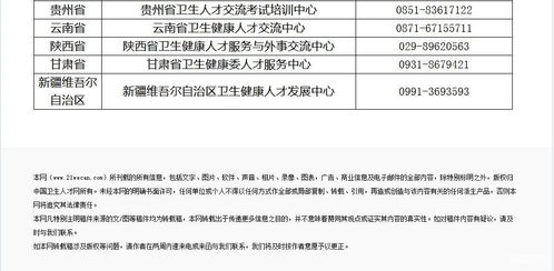 2020年卫生健康行业职业技能鉴定鉴定机构信息明细